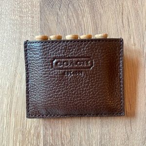 Coach golf pouch NWOT